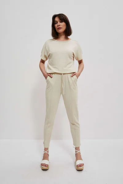 Marisse Women's Sweatshirt L-Bl-3706 L.Beige