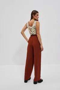 WOMEN'S TROUSERS L-SP-4013 BROWN