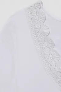 Marisse Women's T-Shirt L-Ts-4084 White