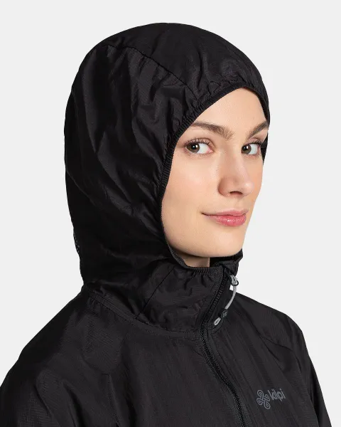 KILPI ROSA Dámska ľahká outdoorová bunda, čierna, veľkosť