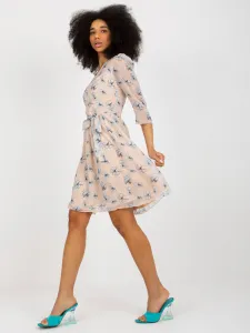 Dress-LK-SK-508006.92P-beige