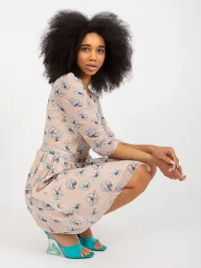Dress-LK-SK-508006.92P-beige
