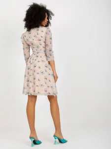 Dress-LK-SK-508006.92P-beige