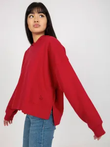 Sweatshirt-TW-BL-2002.11-dark red