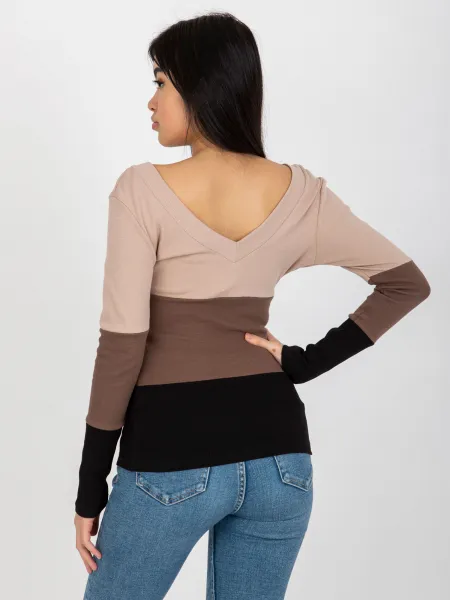 Blouse-RV-BZ-8429.31P-black-beige