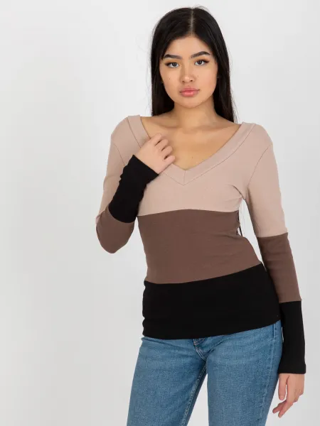 Blouse-RV-BZ-8429.31P-black-beige