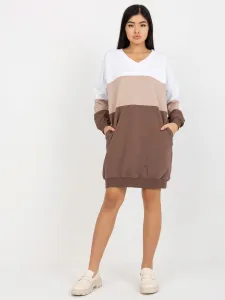 Dress-RV-SK-8382.31-white-brown
