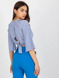 Blouse-LK-BZ-506243.78-white-navy blue
