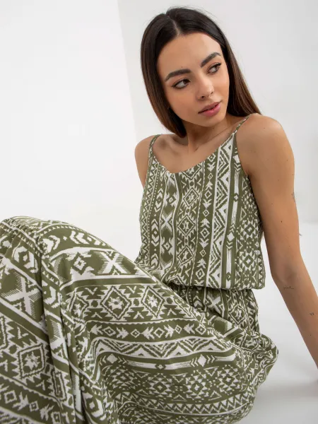 Dress-D73771R30313B-khaki