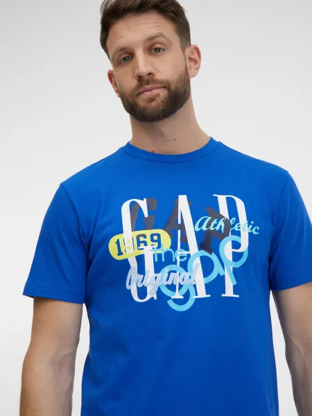 GAP  Pánske Tričko s potiskem 586333-04 Veľkosť: XS