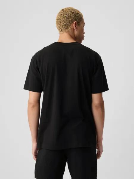 GAP V-ORIGINAL Pánske tričko, čierna, veľkosť