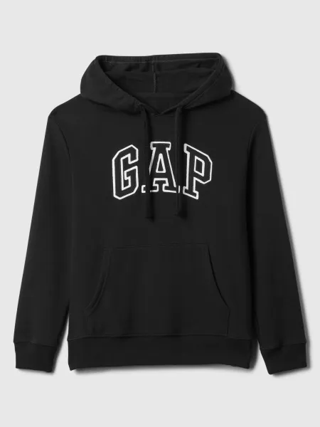 GAP HERITAGE Dámska mikina, čierna, veľkosť
