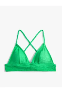 Koton Bikini tops Bralette crossovery pokryté textúrou