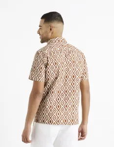 Celio Patterned Shirt Daprinta - Men's