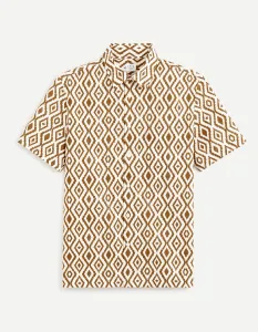 Celio Patterned Shirt Daprinta - Men's