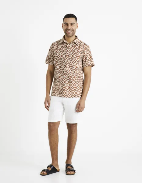 Celio Patterned Shirt Daprinta - Men's