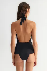 Trendyol X Zeynep Tosun Black Sun Detailné plavky