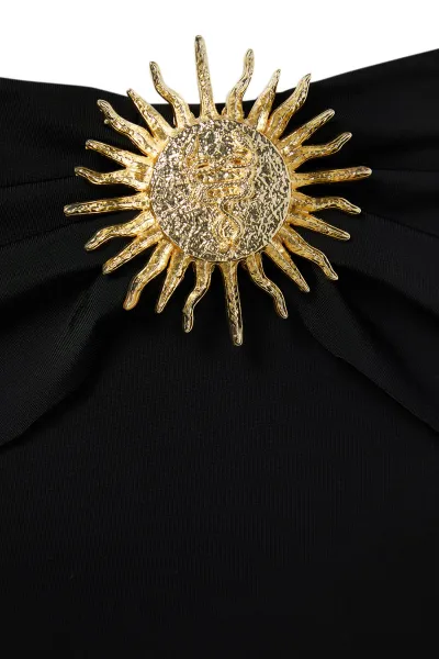 Trendyol X Zeynep Tosun Black Sun Detailné plavky
