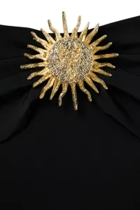 Trendyol X Zeynep Tosun Black Sun Detailné plavky