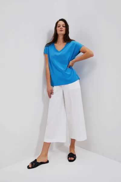 Marisse Women's T-Shirt L-Ts-4048 Fresh Blue