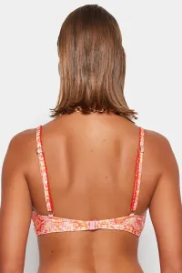 Trendyol Etnický vzorovaný trojuholník Vyšívané Bikiny Top