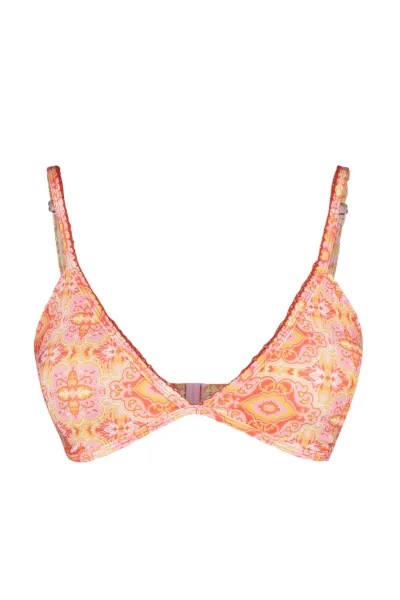 Trendyol Etnický vzorovaný trojuholník Vyšívané Bikiny Top