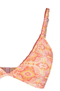 Trendyol Etnický vzorovaný trojuholník Vyšívané Bikiny Top