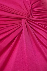 Trendyol X Zeynep Tosun Fuchsiová sukňa s detailmi drapérií