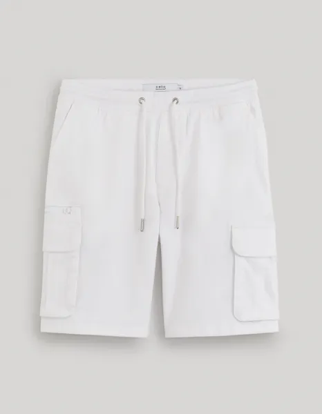 Celio Canvas Cargo Shorts Doribm - Mens