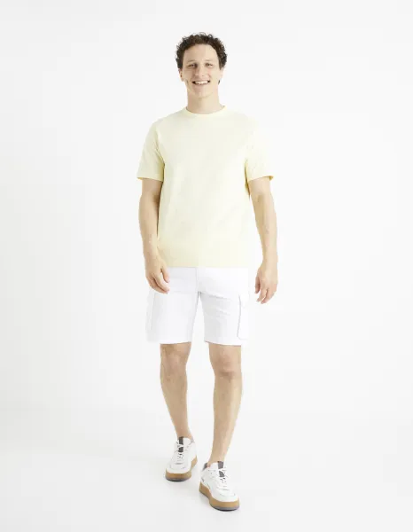 Celio Canvas Cargo Shorts Doribm - Mens