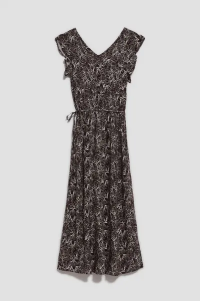 WOMEN'S DRESS L-SU-4036 D.OAK