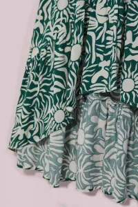 Marisse Women's Dress L-Su-4040 Palm Leaf