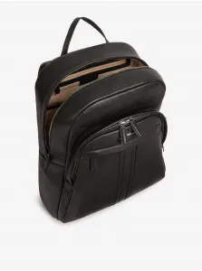 Geox Black Mens Leather Backpack - Men