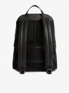 Geox Black Mens Leather Backpack - Men