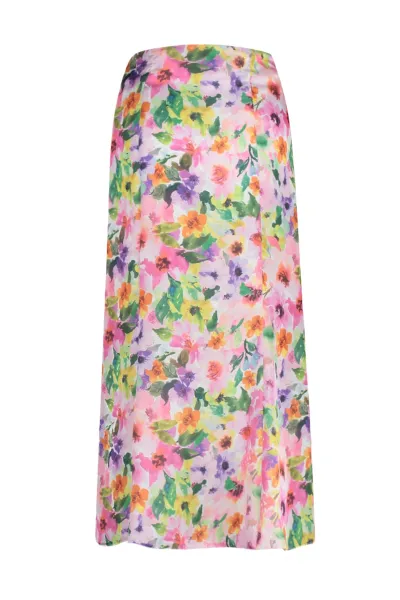 Trendyol Multicolored Floral Patterned Maxi Length Woven Skirt