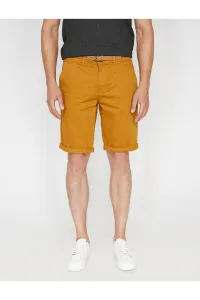 Koton Shorts - Yellow - Normal Waist