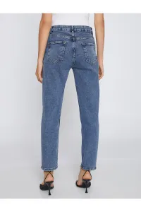 Koton Džínsy s rovnými nohavicami Nohavice vysoký pás - Eve Slim Jeans