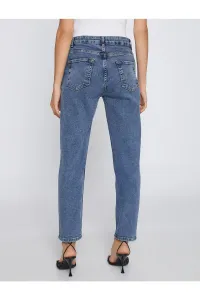 Koton Džínsy s rovnými nohavicami Nohavice vysoký pás - Eve Slim Jeans