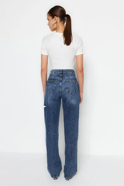 Dámske rifle Trendyol Denim