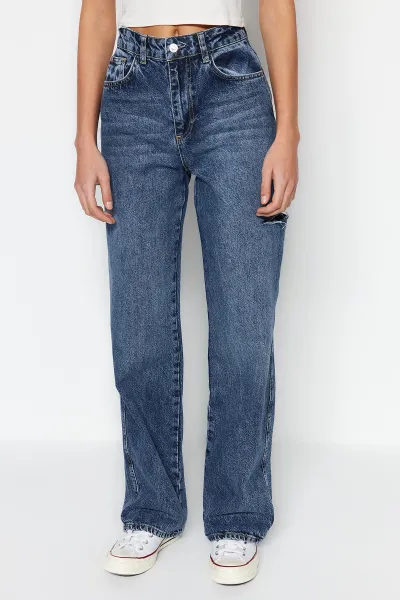 Dámske rifle Trendyol Denim