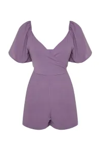Trendyol Lila Mini Overal s Detailom na Zadnom Okne