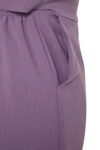 Trendyol Lila Mini Overal s Detailom na Zadnom Okne