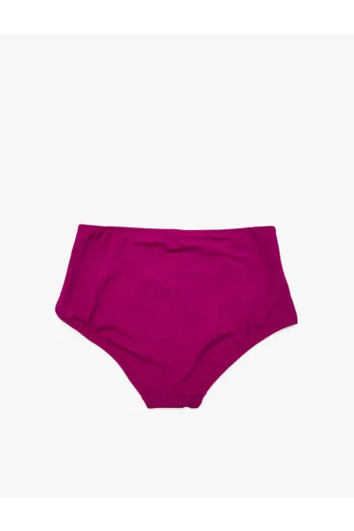 Koton Women's Fuchsia Bikini Bottoms