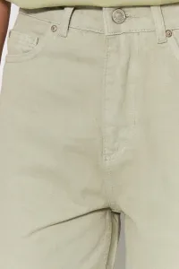 Trendyol Mint Mom džínsy s vysokým pásom