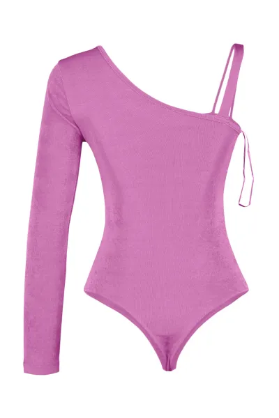Trendyol Lilac Knitted Snap fastener Body
