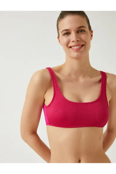 Koton Plain Bikini Top
