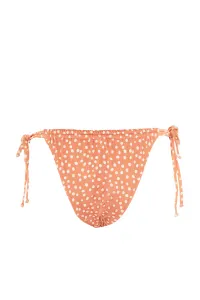 Trendyol Polka bodkovaný tunel bikiny s vysokými nohami spodná časť bikín