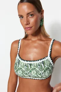 Trendyol Paisley Bralette vyšívaný top bikín