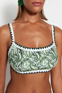 Trendyol Paisley Bralette vyšívaný top bikín