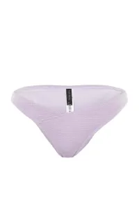Trendyol Lilac V Cut strieborné spodné časti bikín s vysokými nohami